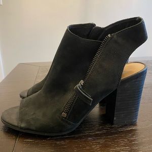 Franco Sarto Open-Toed Heeled Booties